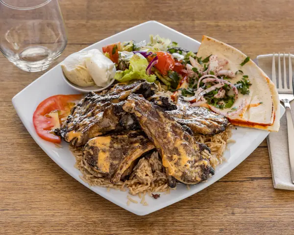 Charcoal lamb cutlets
