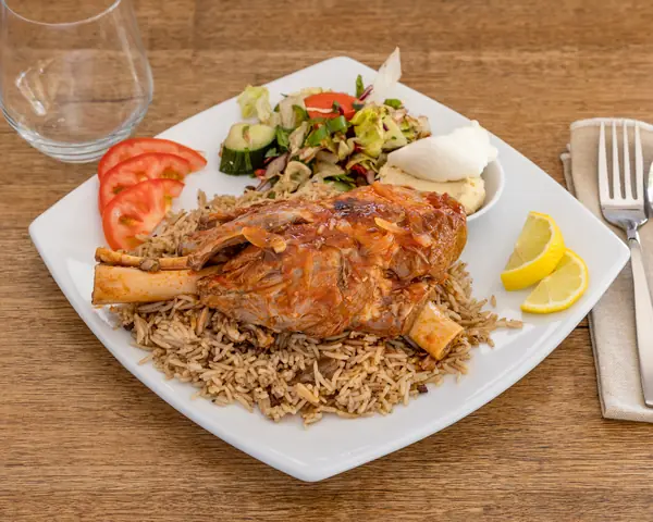 Lamb shank mansaf