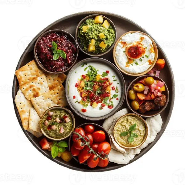 Mixed dips platter
