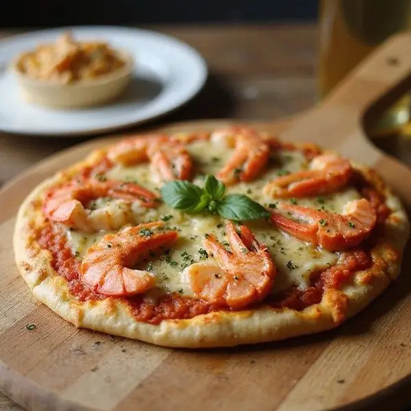 Garlic prawns
