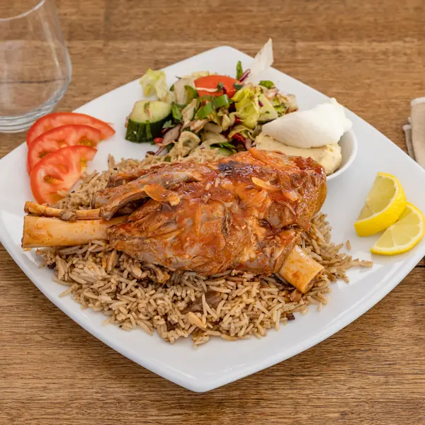 Lamb shank (mansaf)